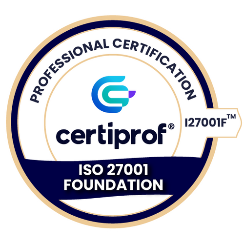 Certiprof Certified ISO/IEC 27001:2022  Foundation - I27001F™